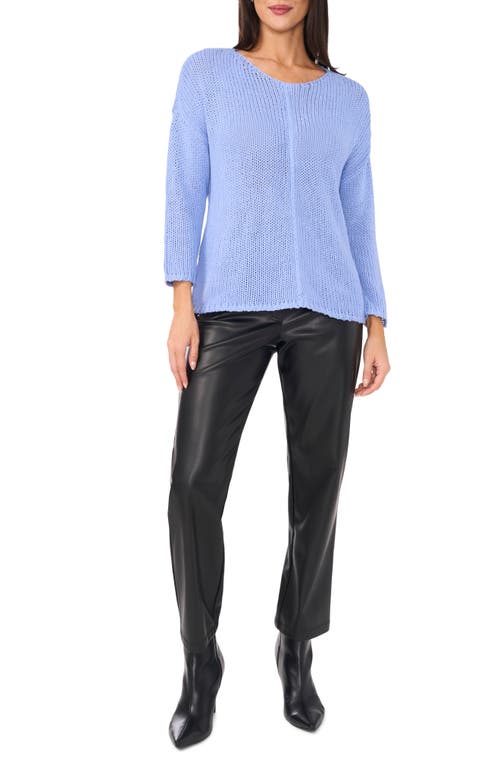 Vince Camuto Boat Neck Sweater In Chambray