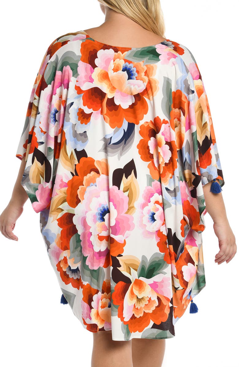 La Blanca Floral Cover-Up Wrap, Alternate, color, Multi