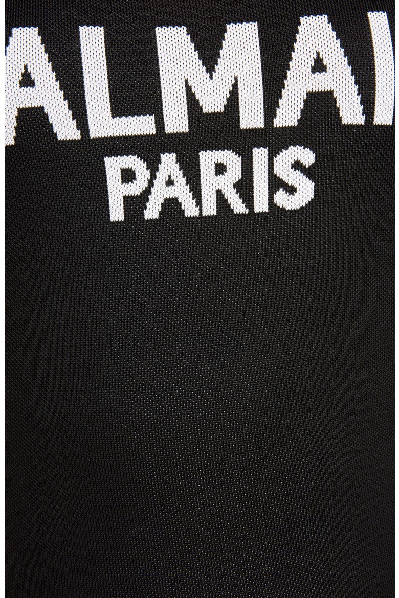 Logo Bodysuit, Alternate, color, BLACK/ WHITE