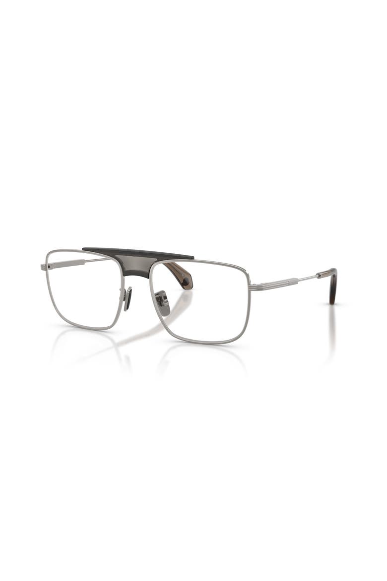 56mm Rectangle optical glasses, Main, color, Grey