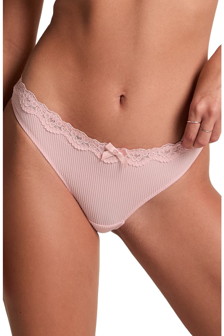 Lola Thong, Main, color, Silver Pink