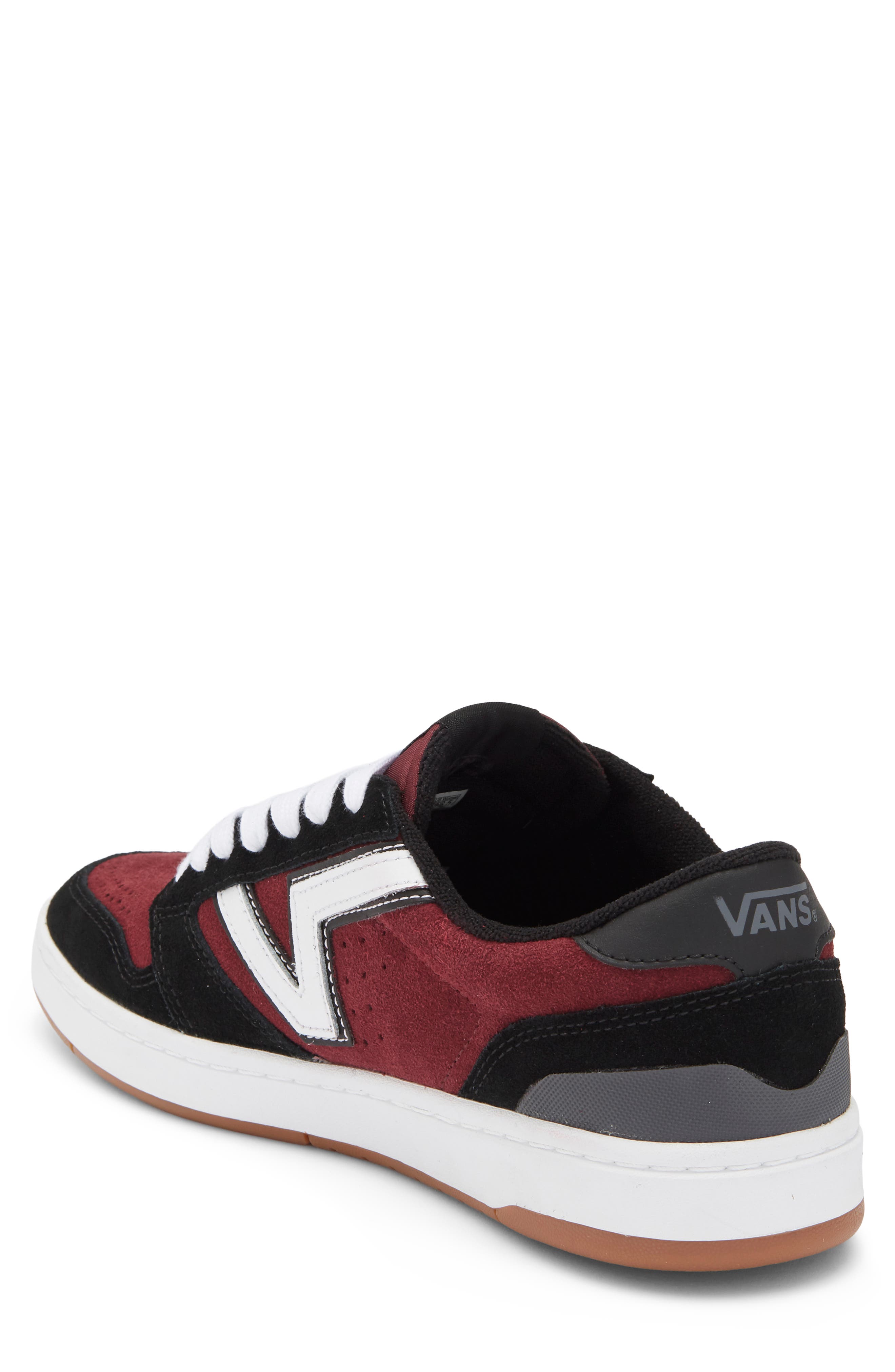Lowland 2.0 Sneaker, Alternate, color, BLACK/PORT
