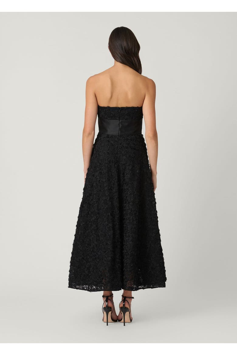 Midnight India Andes Lace Dress, Alternate, color, Jet