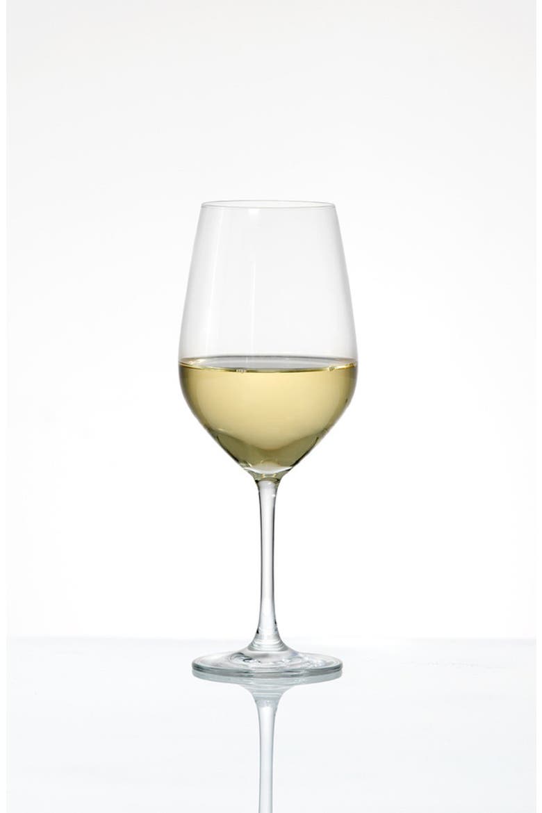 Schott Zwiesel Set of 6 Forté White Wine Glasses, Alternate, color, CLEAR