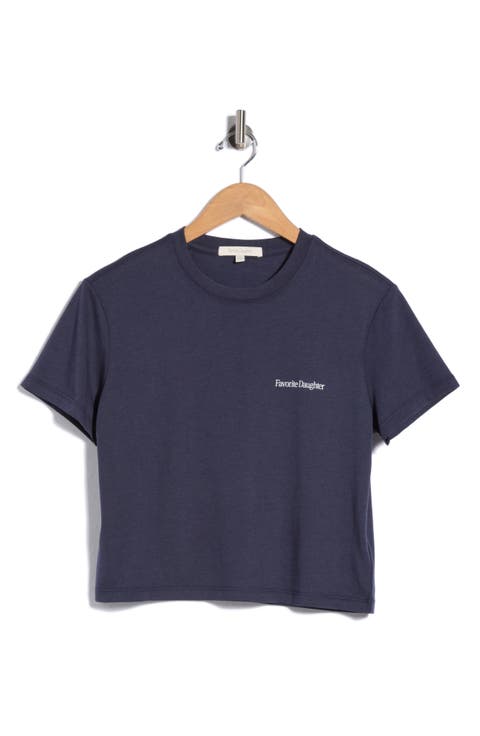 Logo Graphic Crop T-Shirt