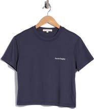 Favorite Daughter Logo Graphic Crop T-Shirt