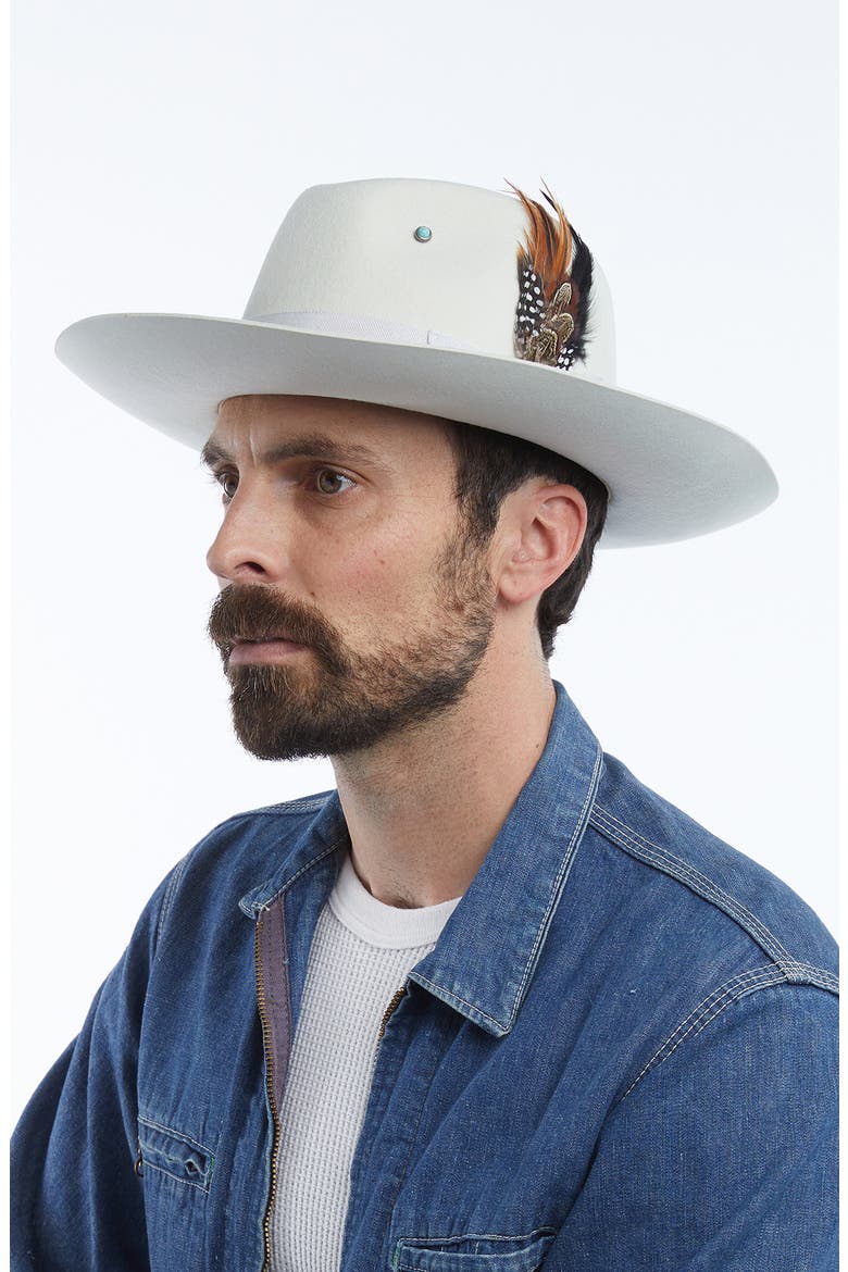 Wool Fedora Hat, Alternate, color, SMOKE