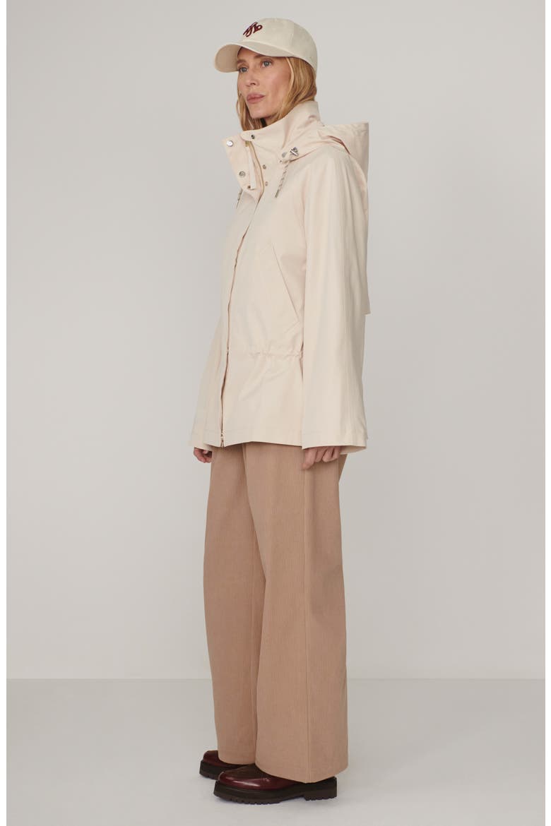 Etta Short Rain Jacket, Alternate, color, BIRCH