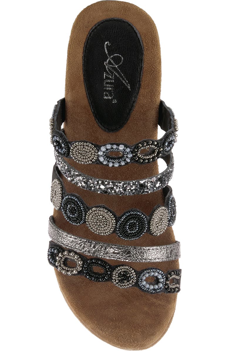 AZURA BY SPRING STEP Claretha Wedge Slide Sandal, Alternate, color,