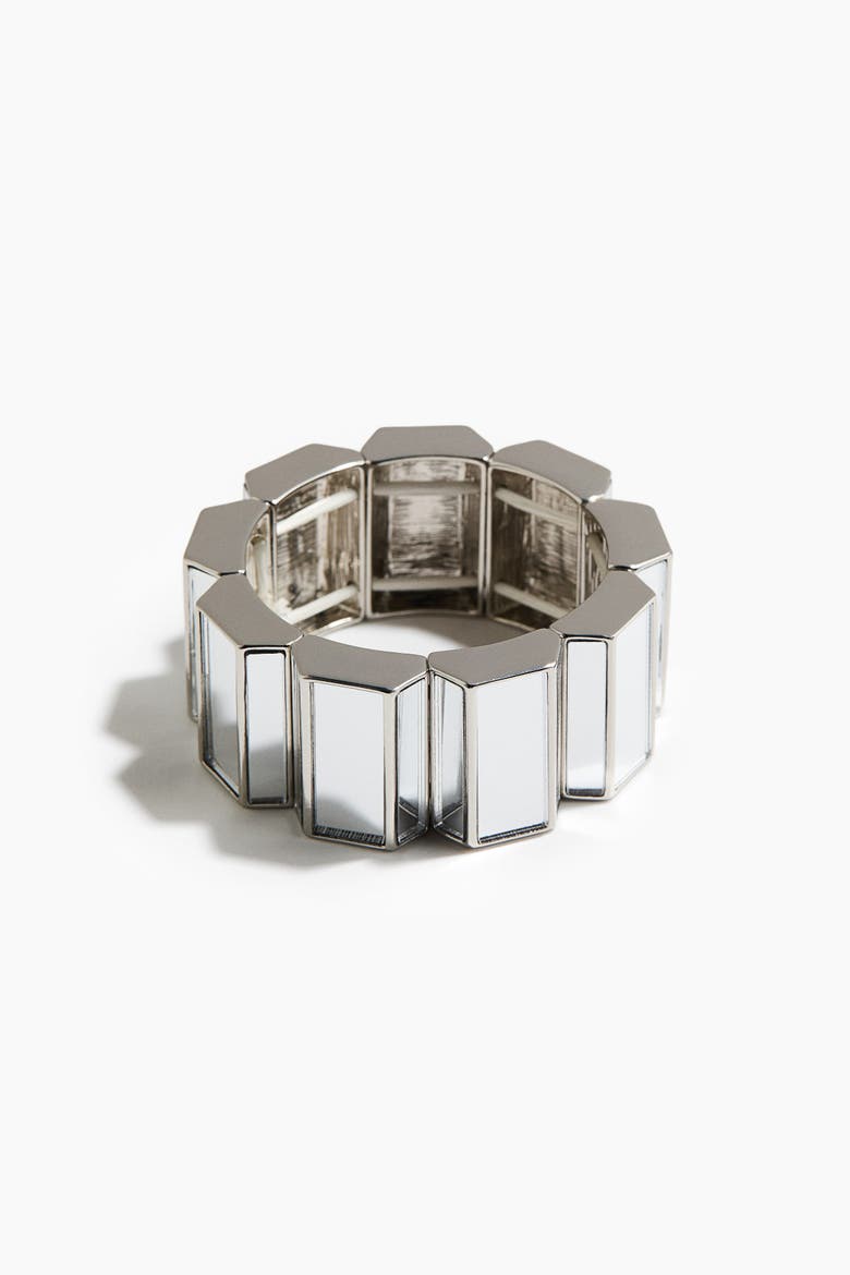 Chunky Bracelet, Alternate, color, Silver-colored