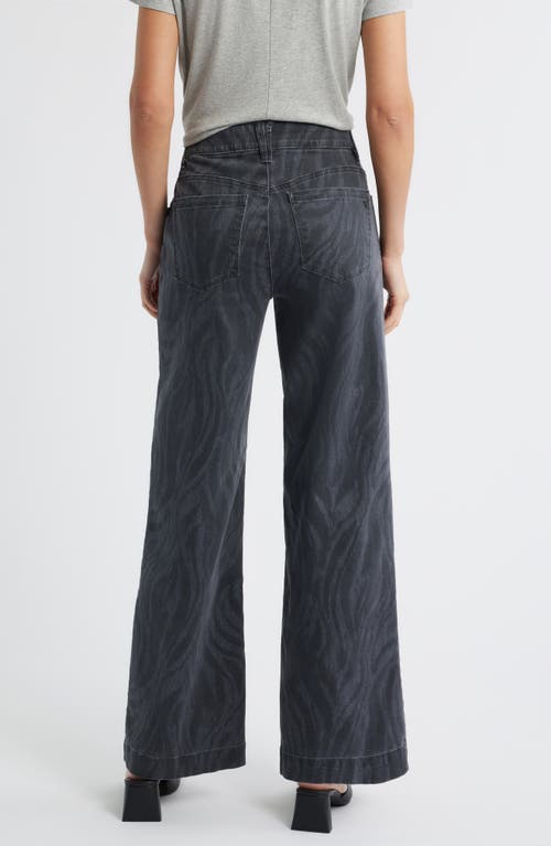 Wit & Wisdom Sam High Waist Wide Leg Jeans In Black