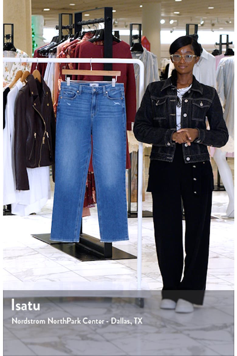 Cindy High Waist Ankle Straight Leg Jeans video