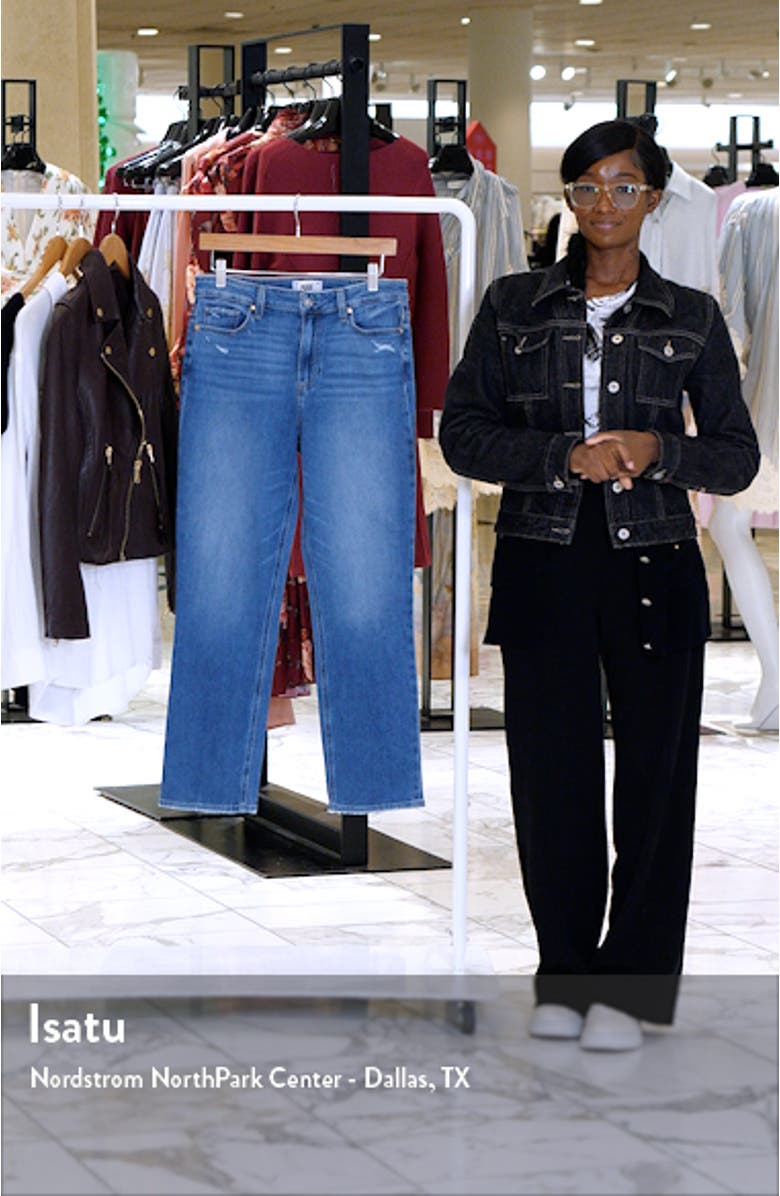 Cindy High Waist Ankle Straight Leg Jeans, sales video thumbnail