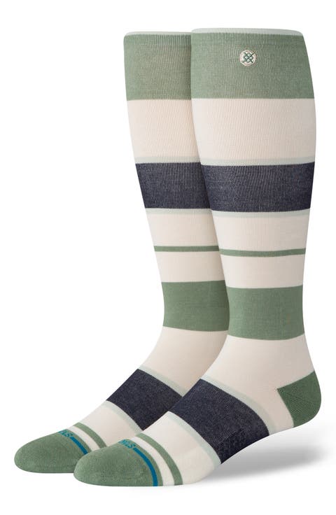 Stripe Delight Compression Over the Calf Socks