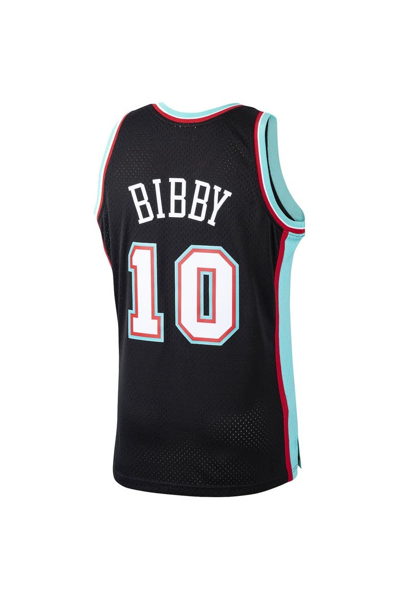 Men's Mitchell & Ness Mike Bibby Black Vancouver Grizzlies 2000/01 Hardwood Classics Swingman Jersey, Alternate, color, Black