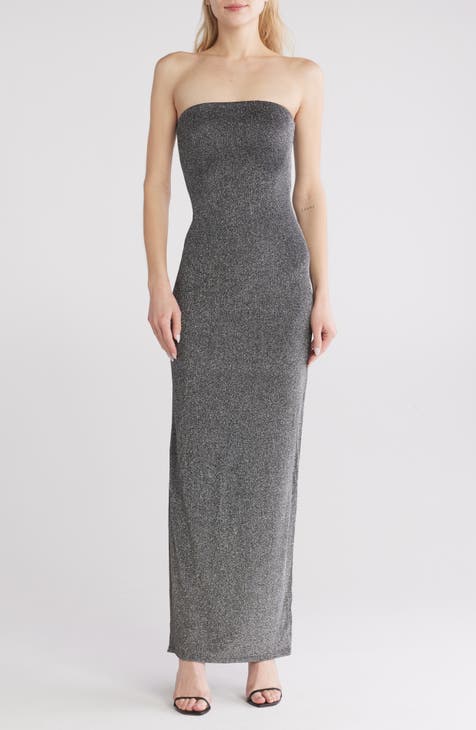 Shimmer Tube Maxi Dress (Regular & Plus)