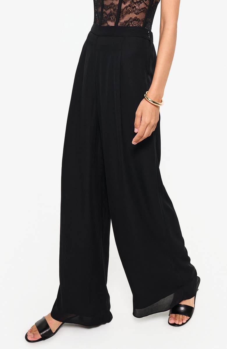 CAMI NYC Macaria High Waist Silk Pants, Alternate, color, 