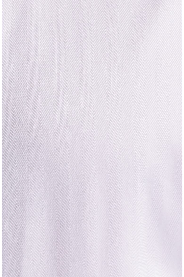 Trim Fit Herringbone Dress Shirt, Alternate, color, PURPLE CALM HERRINGBONE