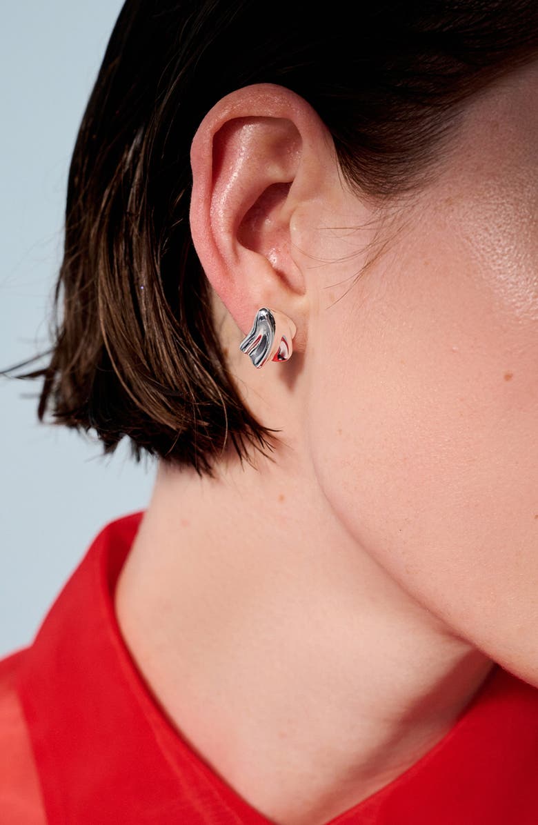 Jenny Bird Zoe Stud Earrings, Alternate, color, High Polish Silver