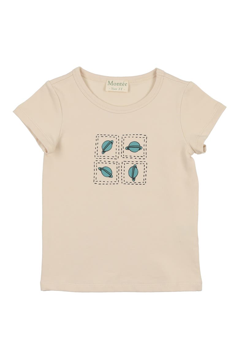 Kids' Boxy Bag Graphic T-Shirt, Main, color, SAND