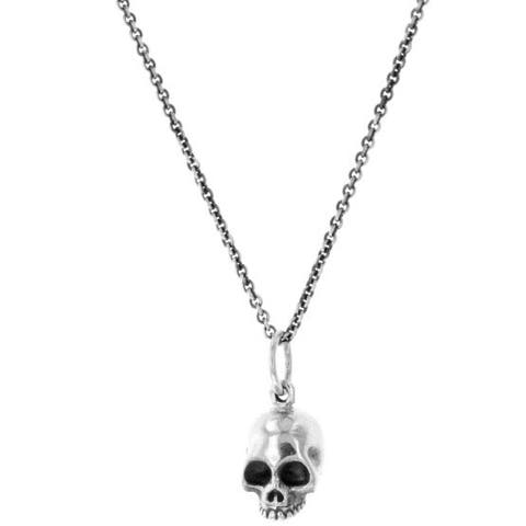 Skull Pendant on Micro Rolo Chain