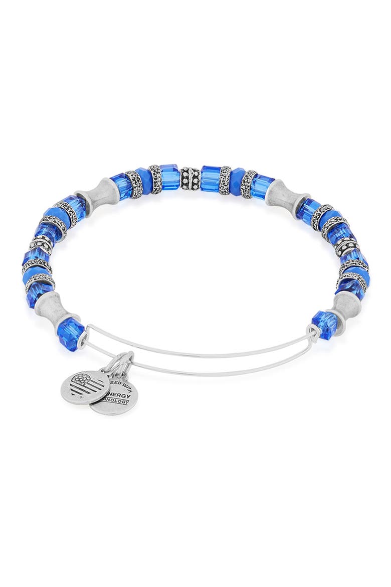 'Shells and Scales' Bangle Bracelet, Alternate, color, NAVY