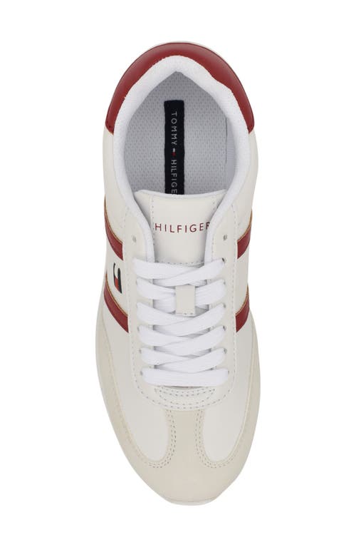 Tommy Hilfiger Eryanne Sneaker In Red/white