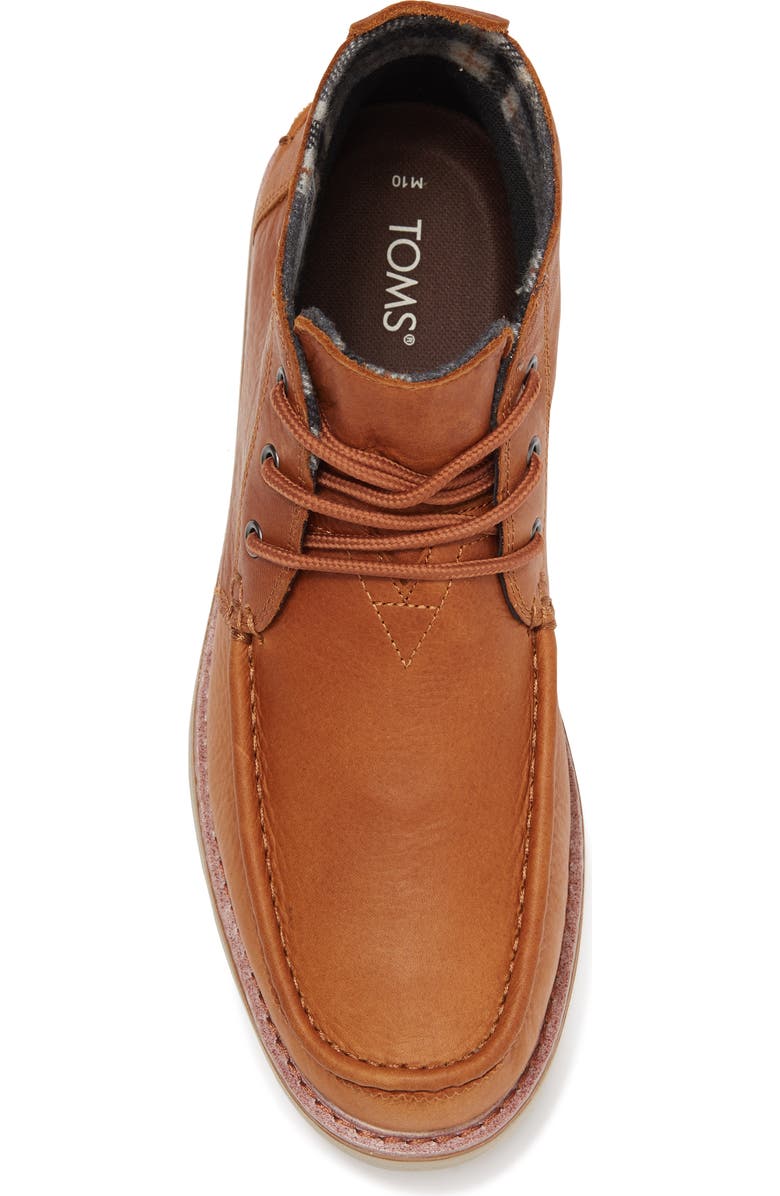 TOMS Moc Toe Leather Chukka Boot, Alternate, color,