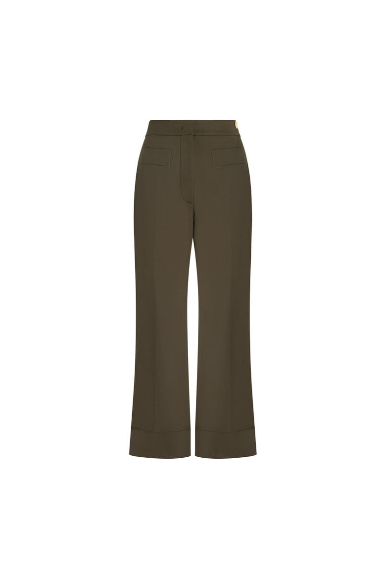 Brody Cropped-cuff Pant, Main, color, Forest