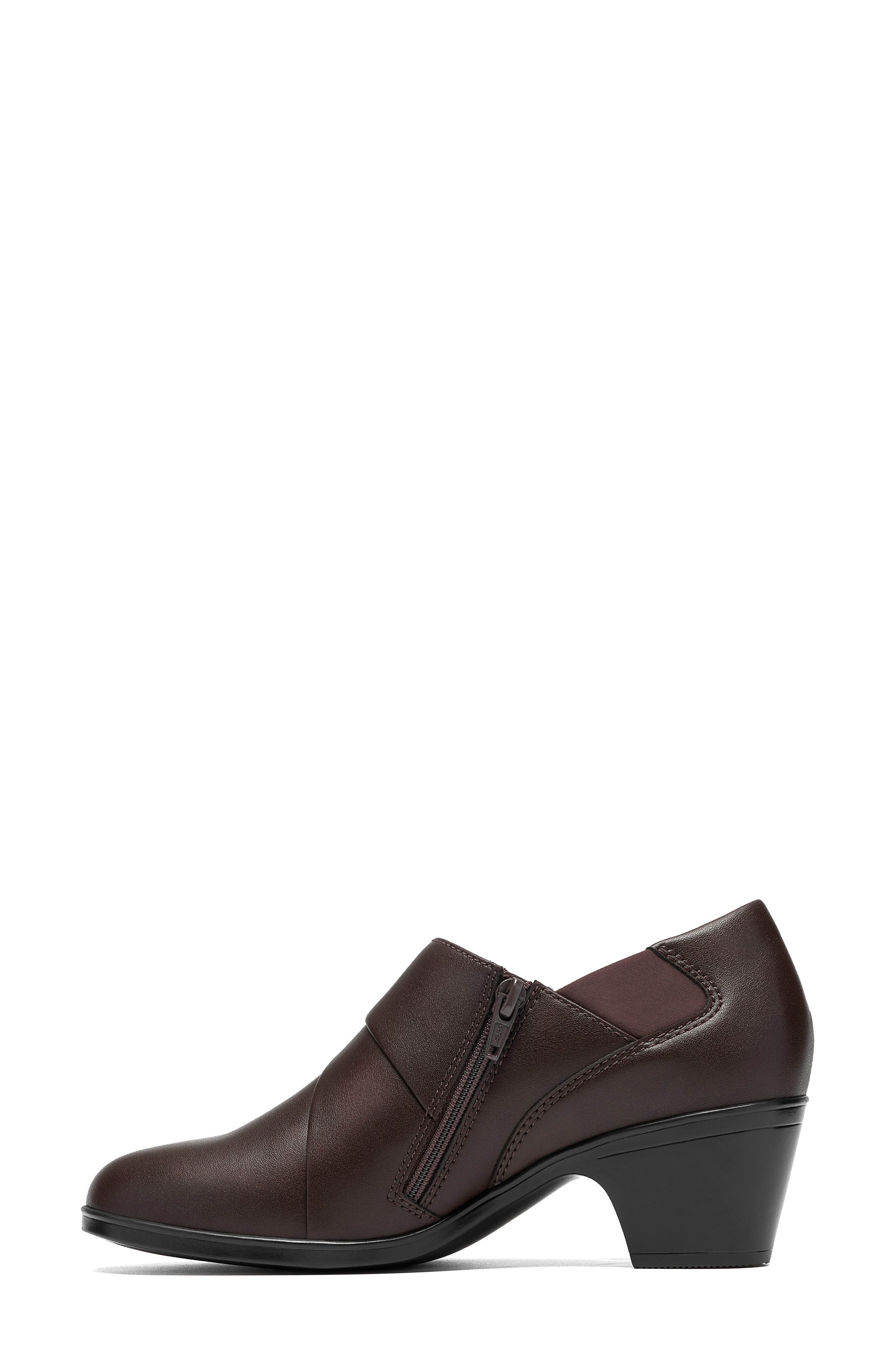 Emily 2 London Bootie, Alternate, color, DARK BROWN LEA