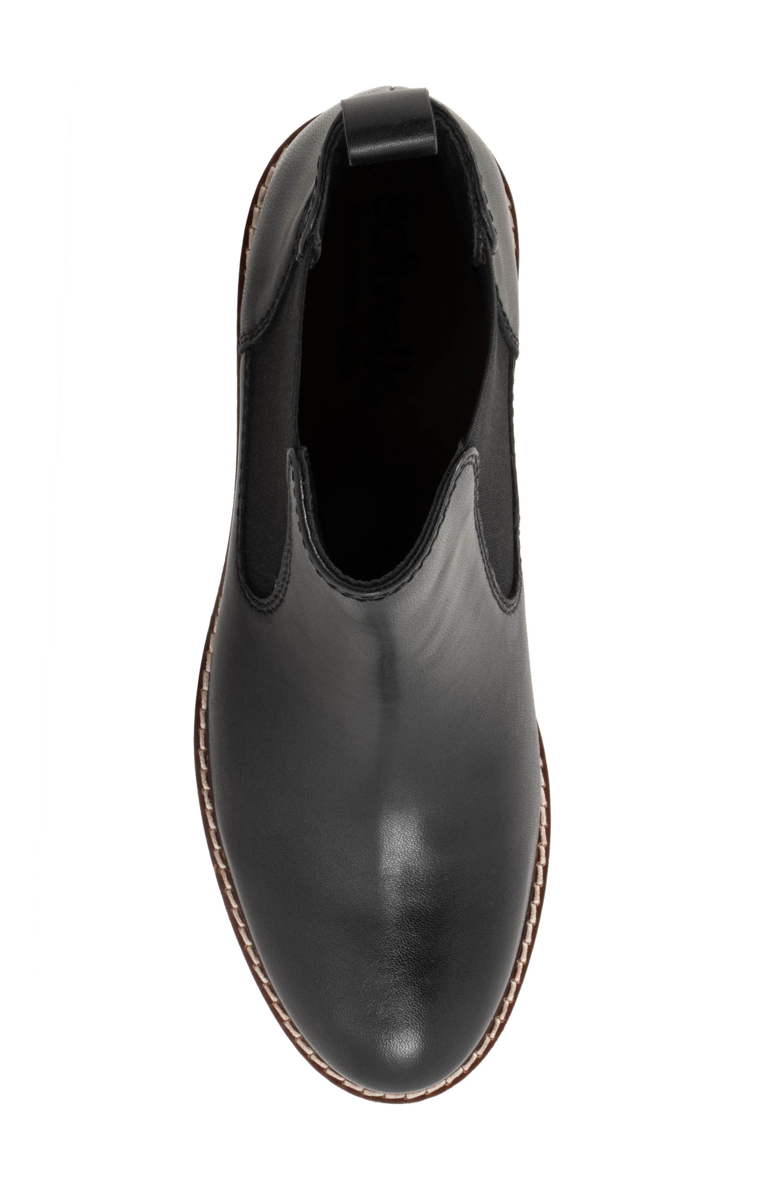 SoftWalk<sup>®</sup> Indy Chelsea Boot, Alternate, color, Black Smooth