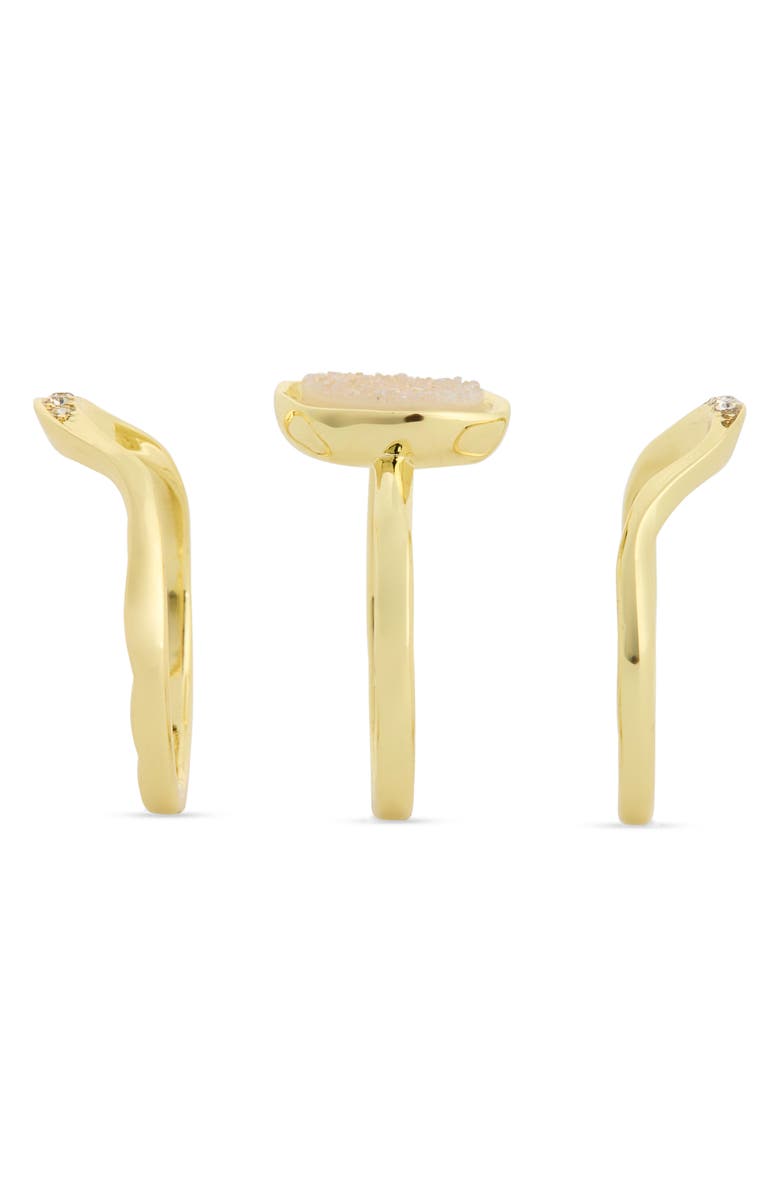 Covet Druzy Stackable Ring Set, Alternate, color,