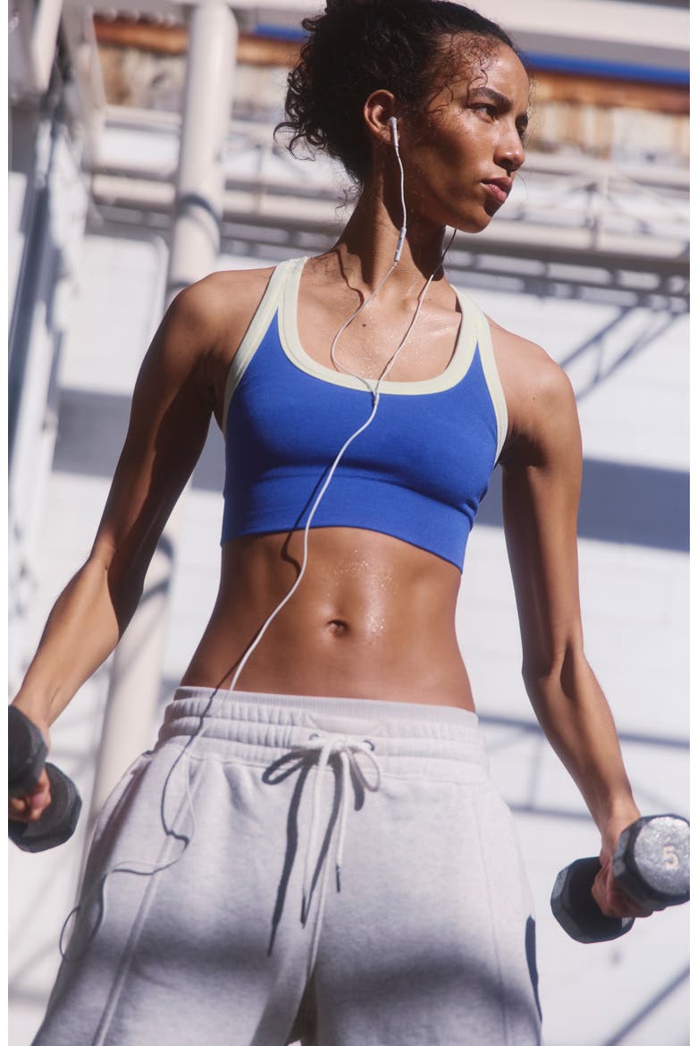 FP Movement Go To Colorblock Sports Bra, Alternate, color, ELECTRIC SHOCK COMBO