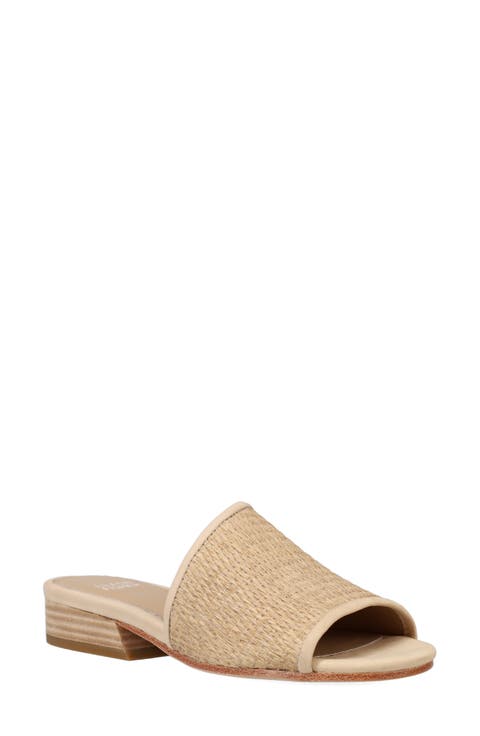Noko Raffia Slide Sandal (Women)