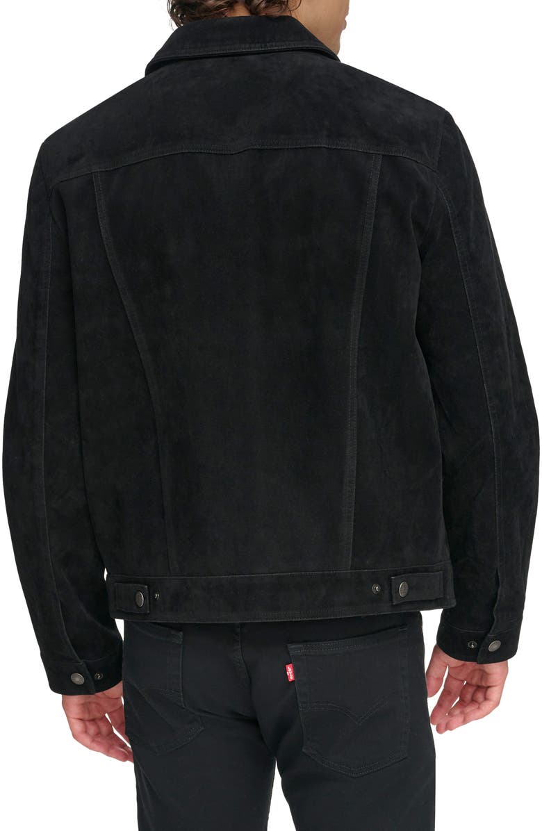Levi's<sup>®</sup> Faux Suede Trucker Jacket, Alternate, color, 