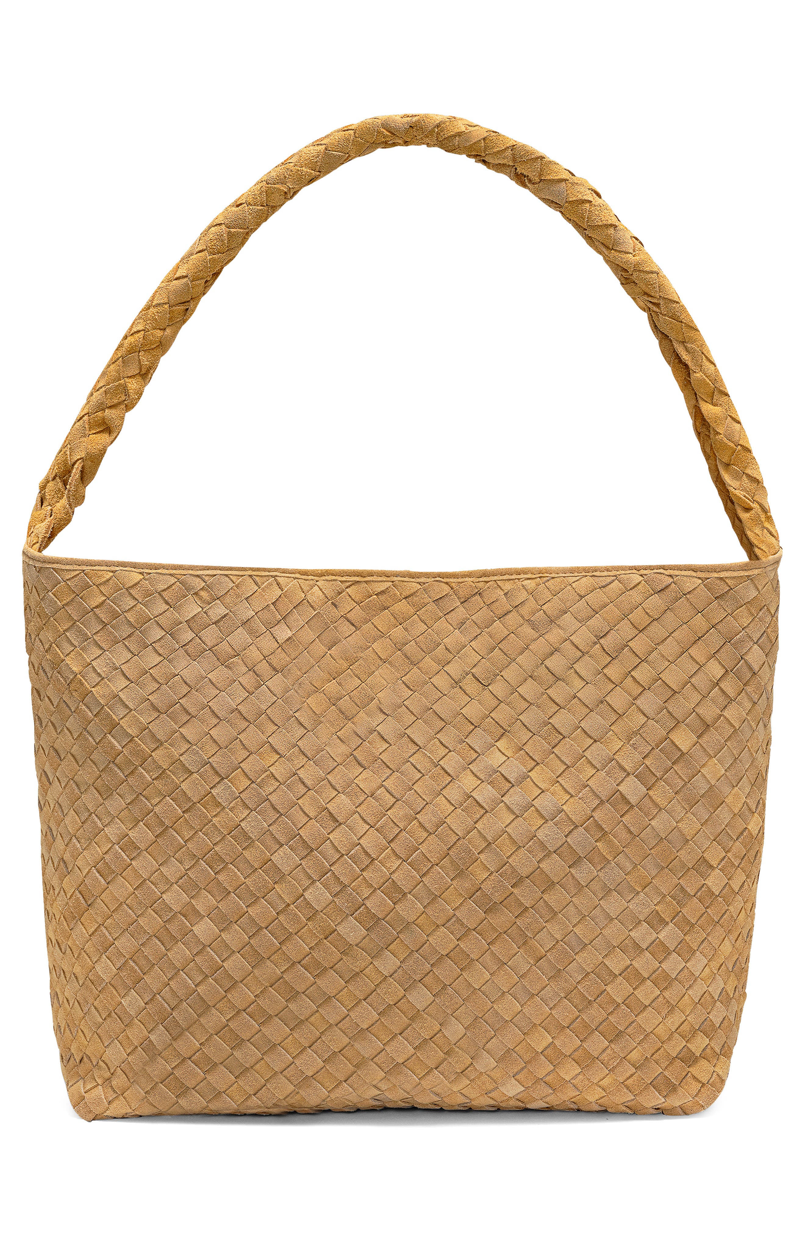 Ecotorie San Antonio Leather Hobo, Alternate, color, Tan