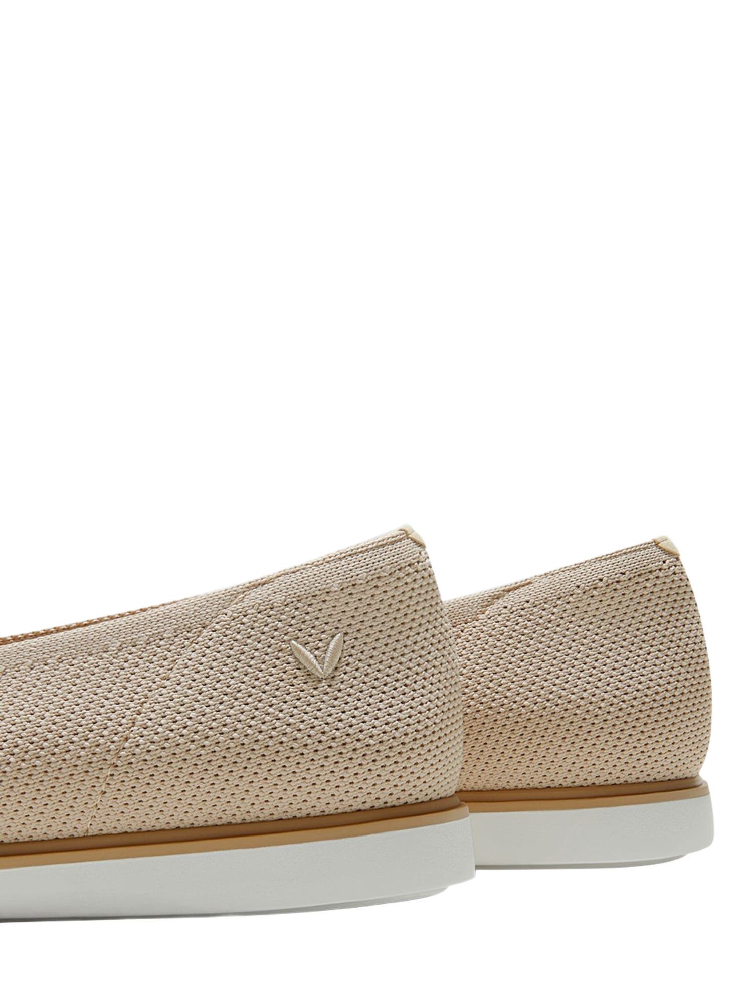VIVAIA Square-Toe All-Day Standing Flats, Alternate, color, Almond