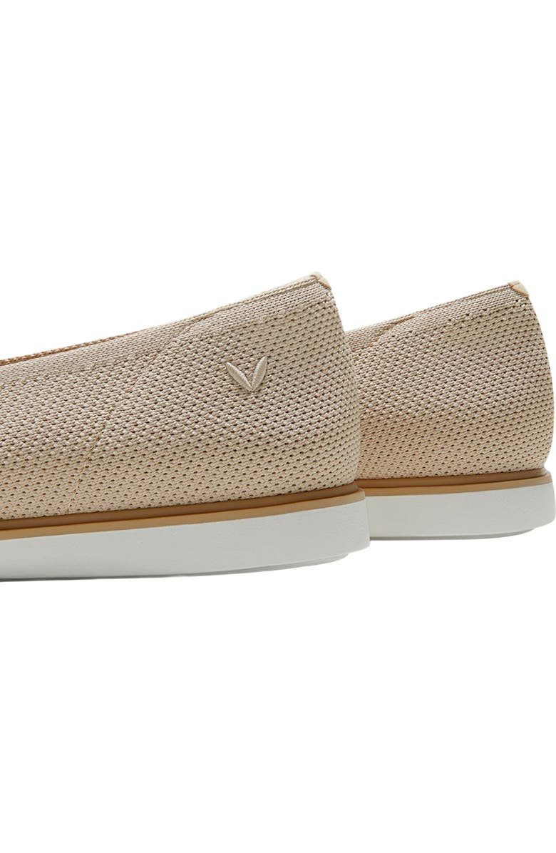 VIVAIA Square-Toe All-Day Standing Flats, Alternate, color, Almond