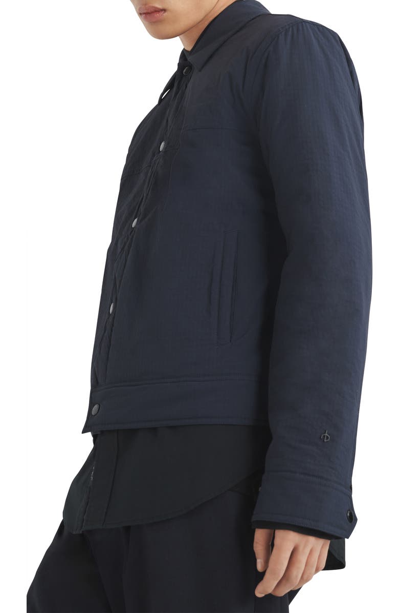 rag & bone Owen Down & Feather Fill Trucker Jacket, Alternate, color,