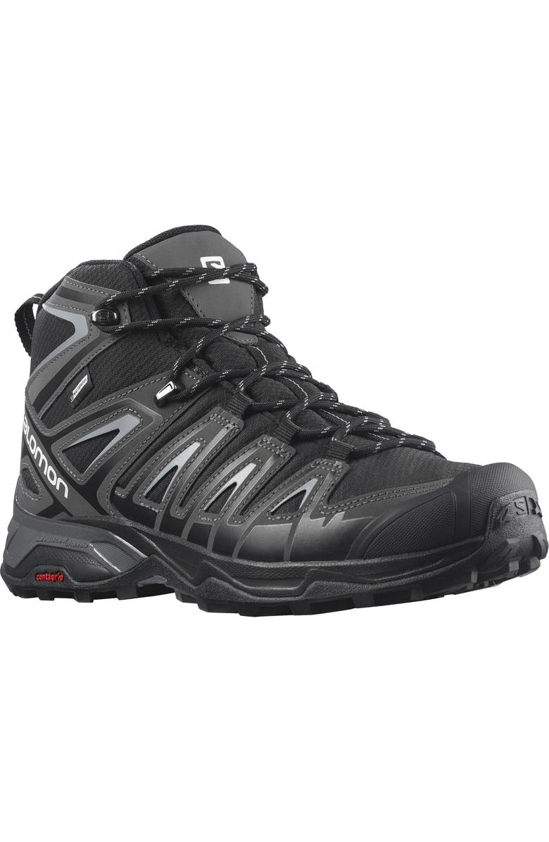 Salomon X Ultra Pioneer Waterproof Mid Hiker Boot, Main, color,