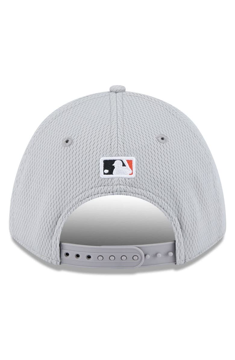 New Era Men's New Era Gray San Francisco Giants 2025 MLB Clubhouse 9FORTY M-Crown Adjustable Hat, Alternate, color, 
