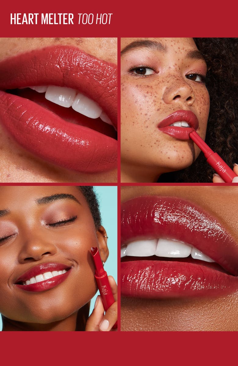 Kaja Heart Melter Lip Gloss Stick, Alternate, color, Too Hot
