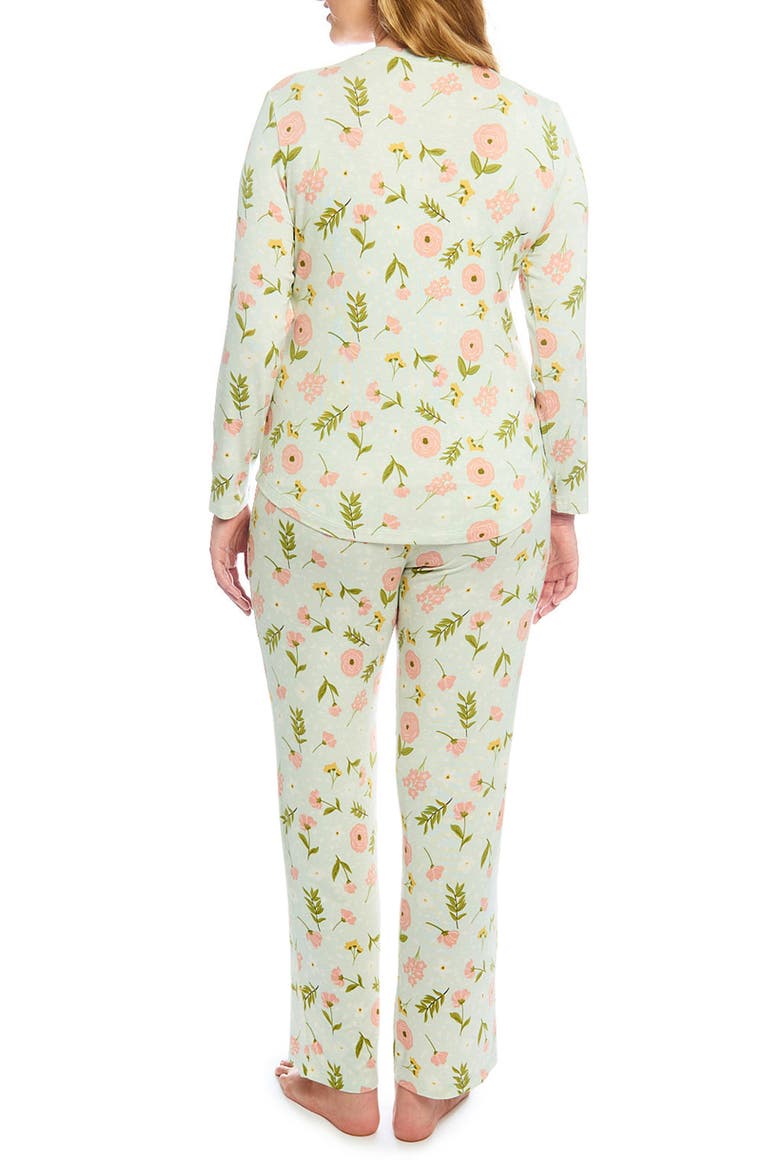 Laina During & After 2-Piece Maternity/Nursing Sleep Set, Alternate, color, CARNATION