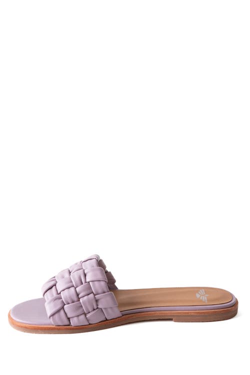 Fortress Nora Woven Slide Sandal In Lilac