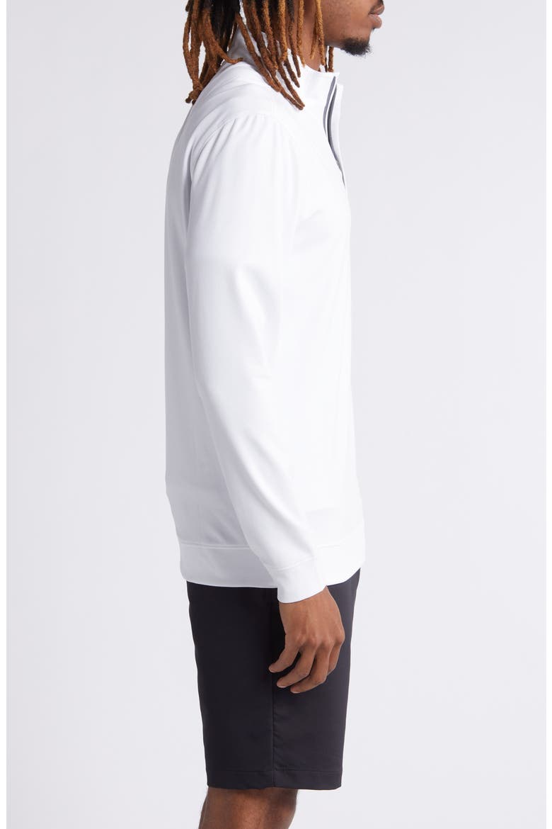 McKinnon Quarter Zip Golf Pullover, Alternate, color, WHITE