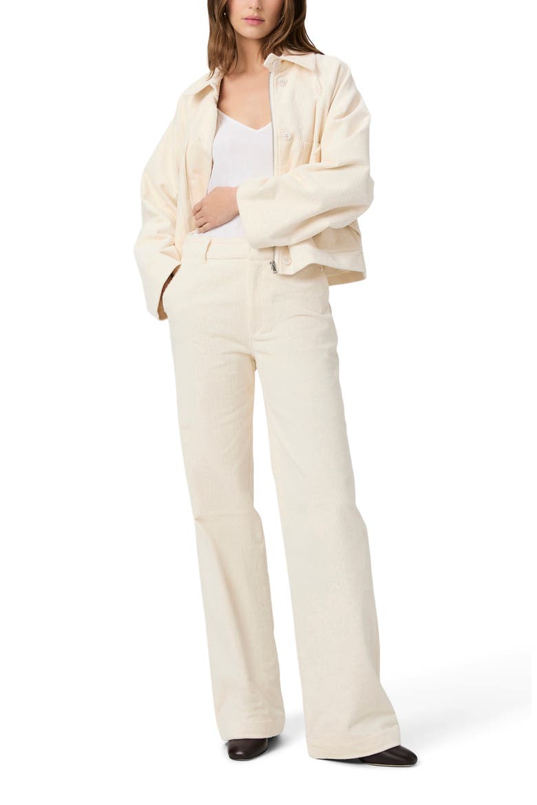 Danielle Stretch Cotton Corduroy Pants, Alternate, color, IVORY