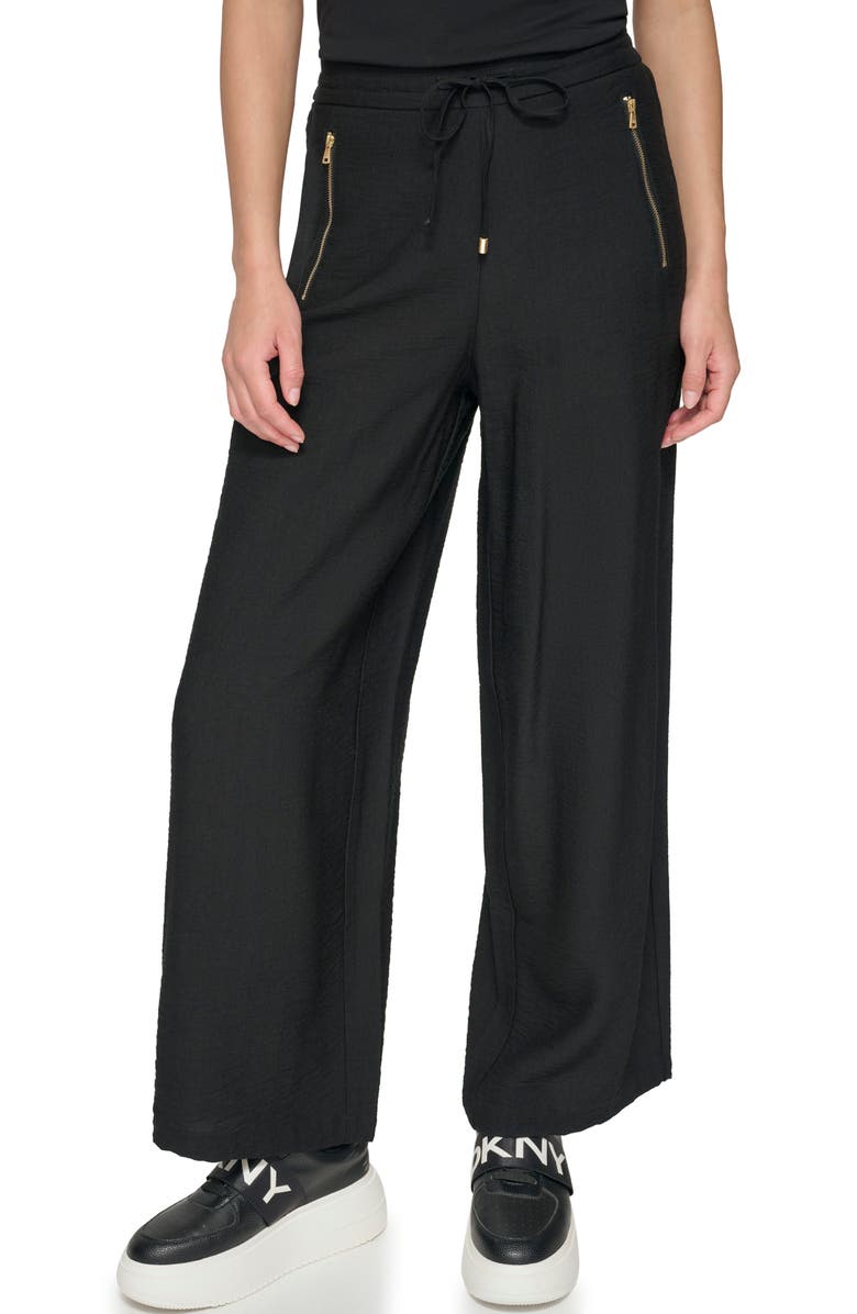 DKNY Drawstring Pants, Main, color, 