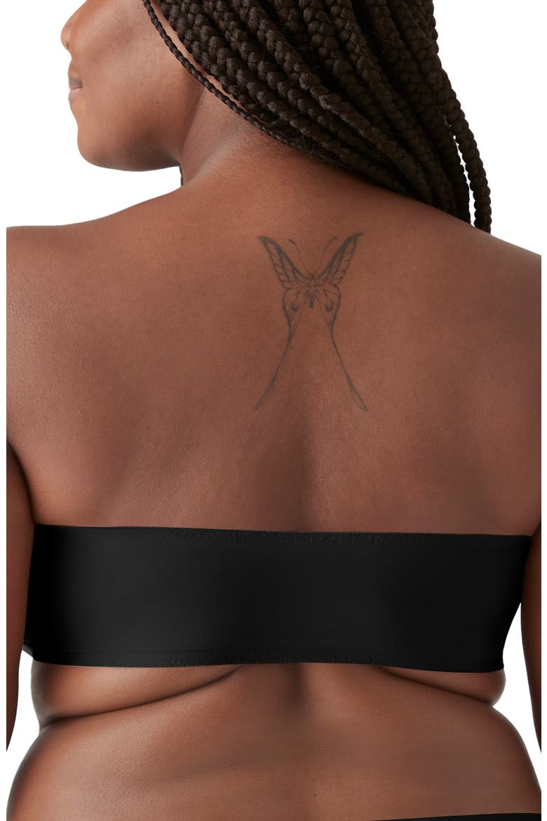 True Body Wireless Convertible Bandeau Bra, Alternate, color, BLACK