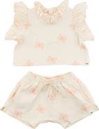 oh baby! Mini Butterflies Pink Lola Top Jamie Short Set