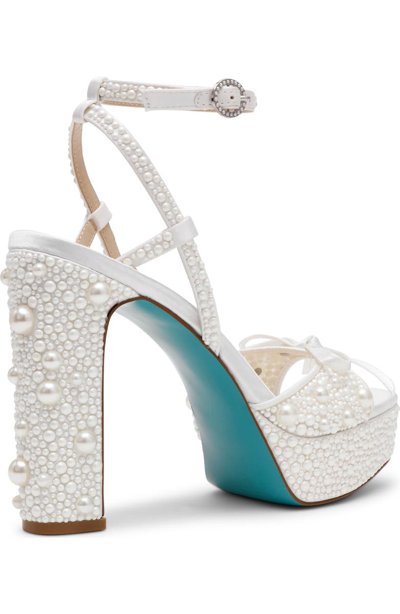 Betsey Johnson Enola Ankle Strap Platform Sandal, Alternate, color,